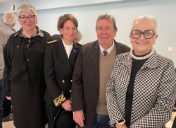 de gauche  droite: Muriel Jurda, snatrice, Florence Bessy, sous-Prfte de Lorient, Dominique Yvon et Franoise Gatel, Ministre dlgue  la ruralit