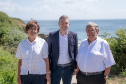 Marie-francoise Roger,Simon Uzenat et Dominique Yvon
